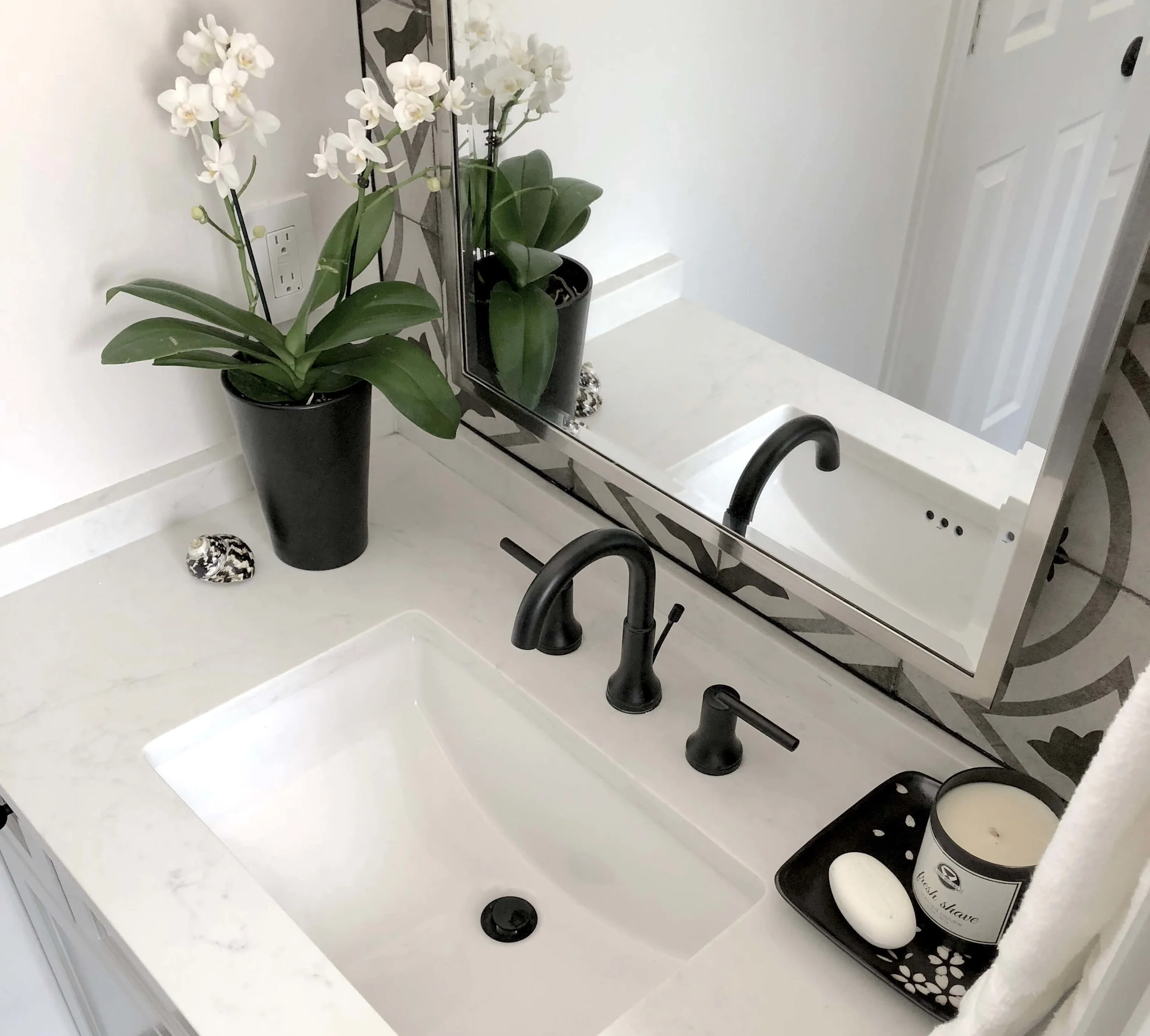 Black 2024 bathroom faucets